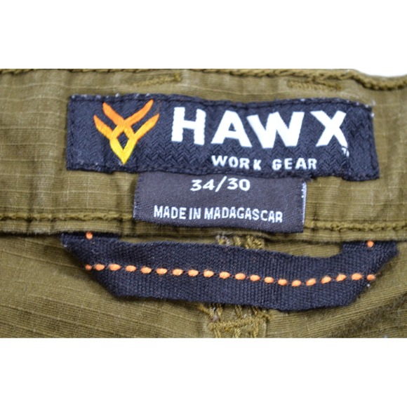Hawx Work Gear Carpenter‎ Pants Reinforced OD Green Mens 33" x 28" - Picture 11 of 13